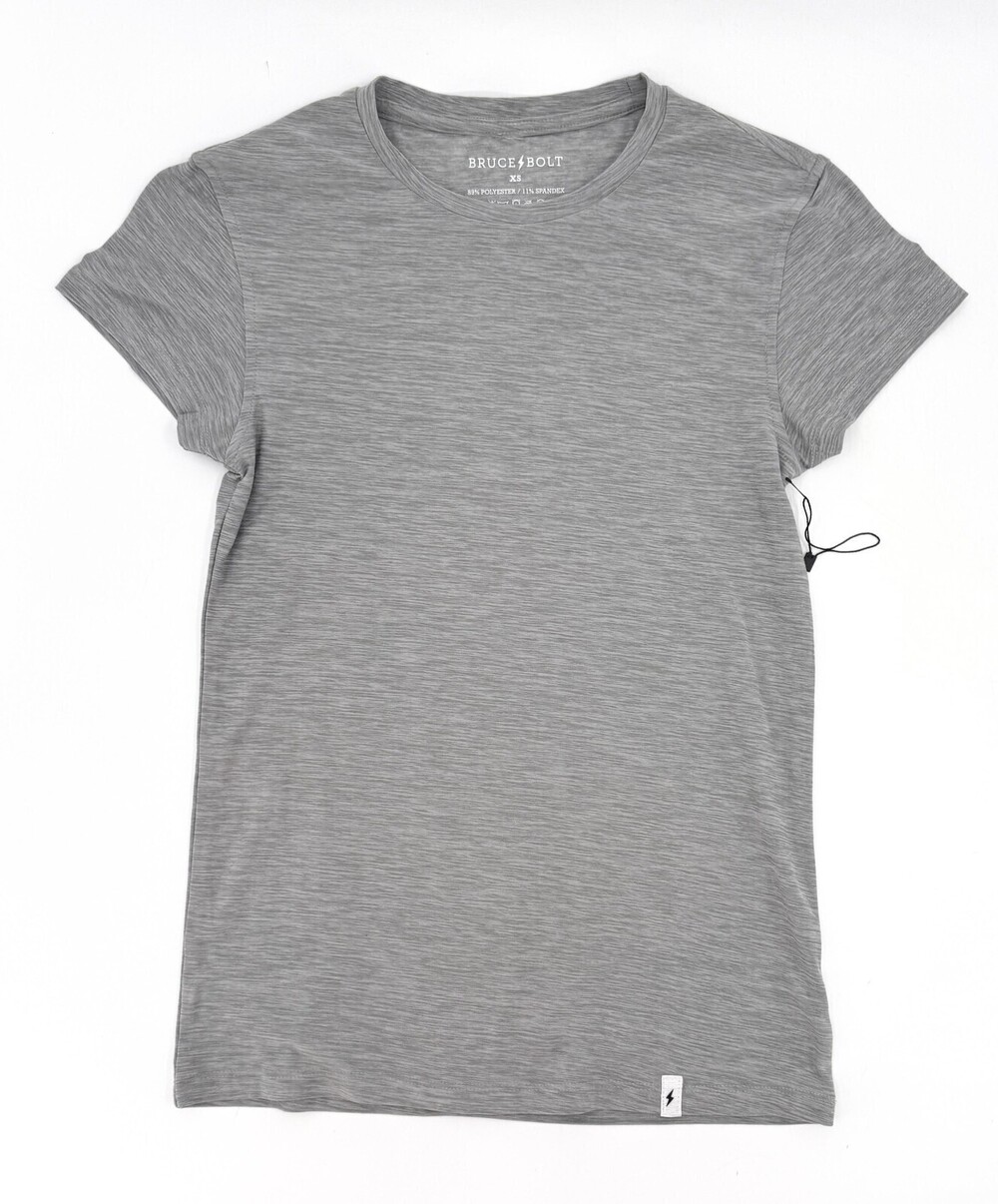 Bruce Bolt Shirt Womens XS Athletic Performance Tee Spandex Stretch Top